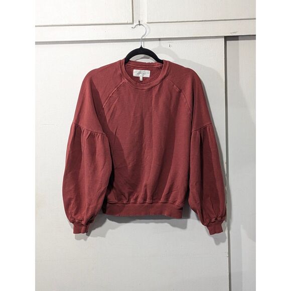 THE GREAT. Sweaters - The Great Distressed Edge Peasant Sleeve Sweater  sz. S
